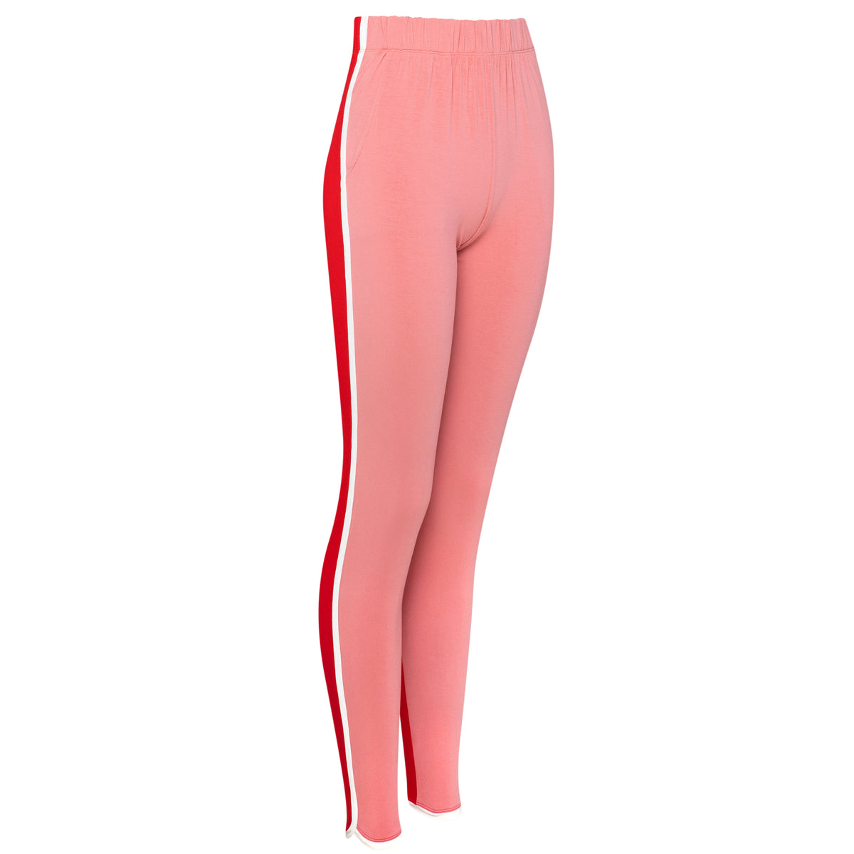 Pantalon de bord de mer FILLE en rose et rouge