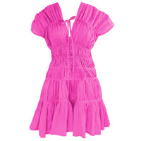 SRIKANDI Ruffle Dress In Pink