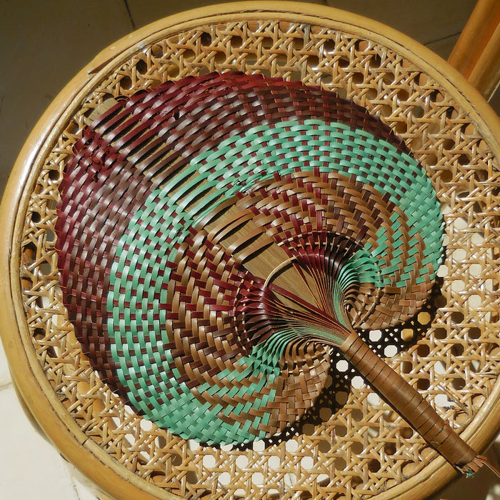 Balinese Woven Hand Fan "Lena"