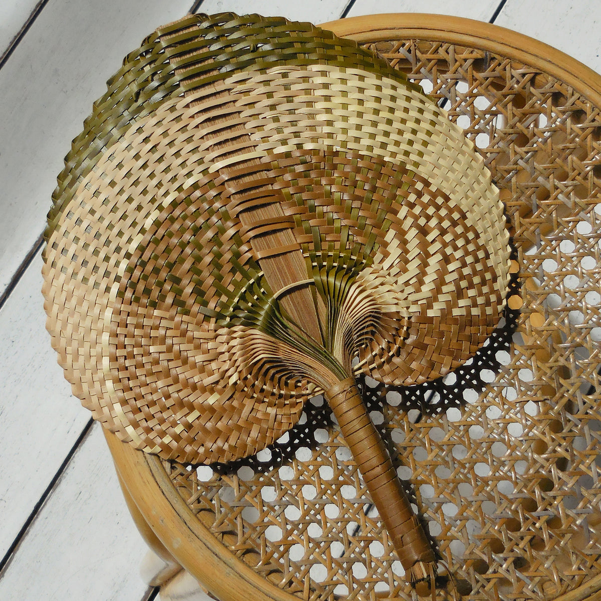 Balinese Woven Hand Fan "Uma"